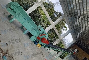 Integrated wood crusher