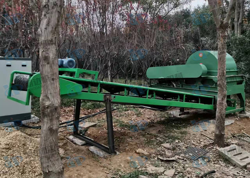 Mushroom wood pulverizer